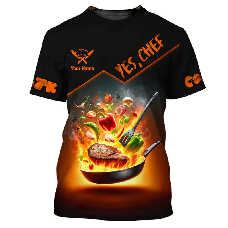 T-Shirt Cuoco Personalizzata