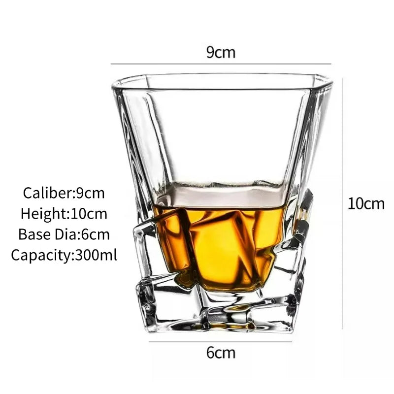Bicchieri da whisky, Bicchieri da whisky incisi, Bicchieri da whisky vecchio stile, Bicchieri scotch classici, Regalo perfetto per gli amanti dello scotch