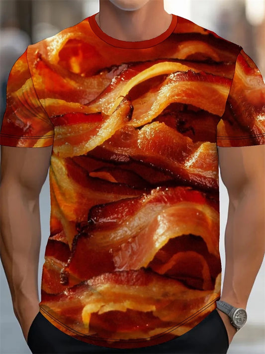 T-Shirt Hamburger 3D