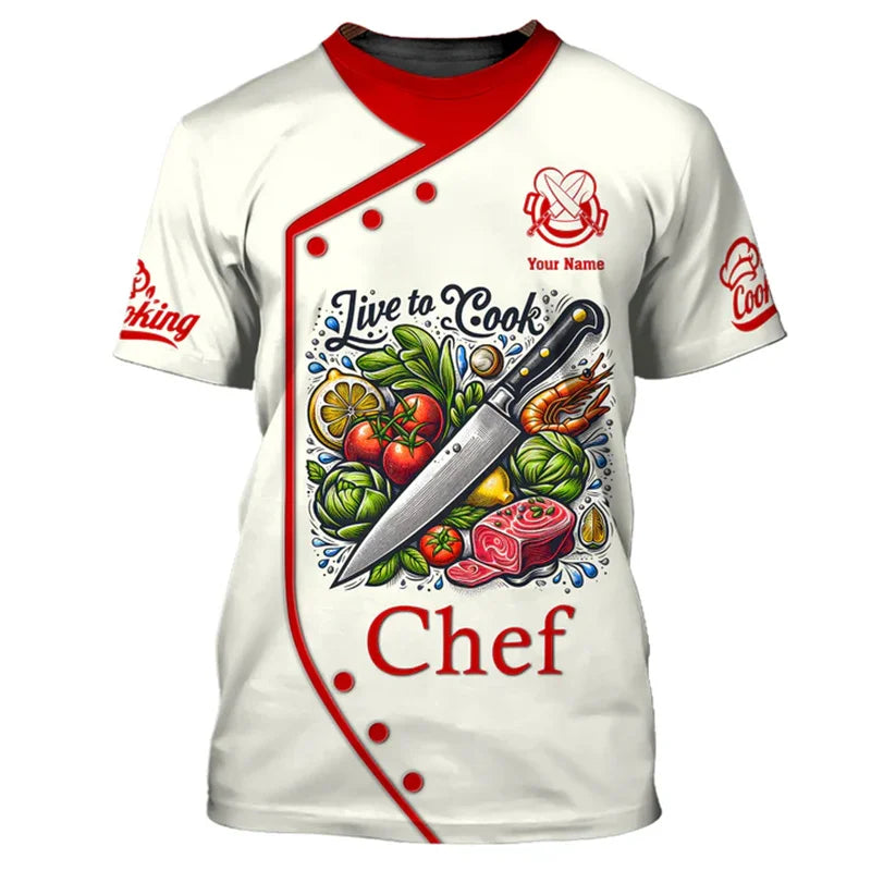 T-Shirt Cuoco Personalizzata
