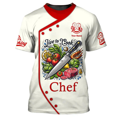 T-Shirt Cuoco Personalizzata