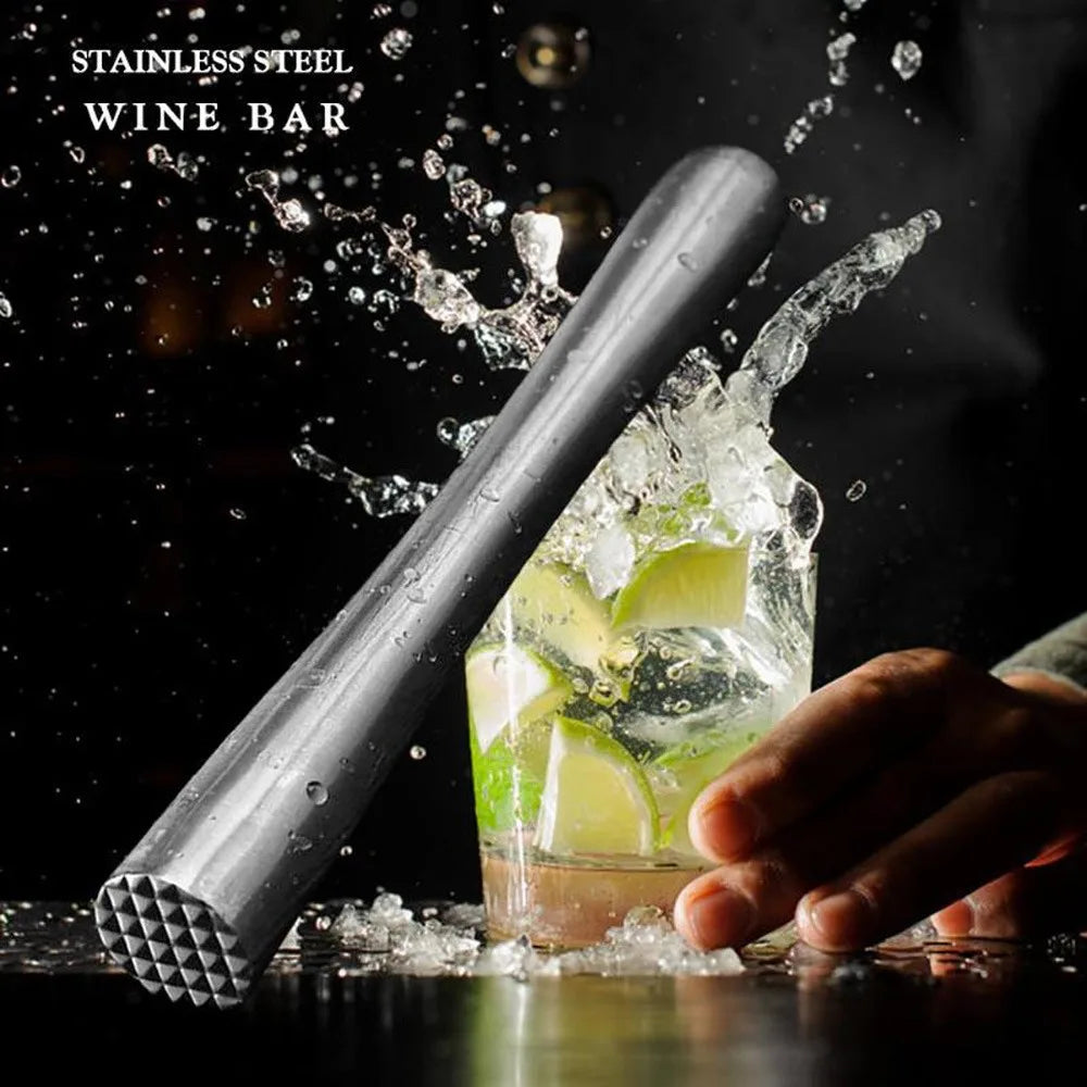 Bar fai da te schiacciatore in acciaio inox vecchio stile tritaghiaccio Mojito Muddler Cocktail Mixer agitatore strumento