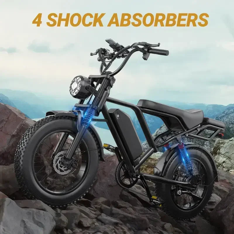Bici Elettrica Fat Bike 750W 48V 20Ah