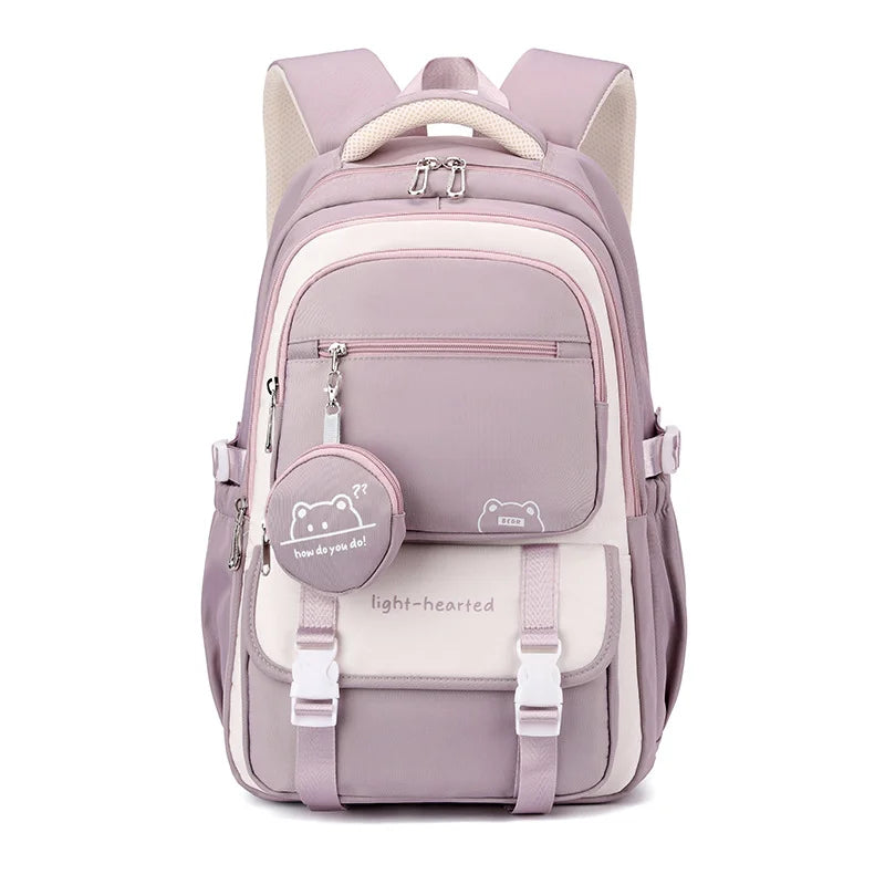 Zaino Scolastico alla Moda per Ragazze, Borsa per Laptop, Zaino da Viaggio Casual, Borsa per Libri, Zaino Impermeabile per Bambini