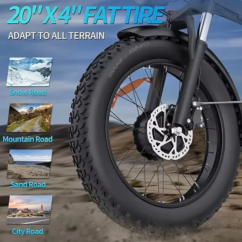 Ridstar H20 Pro Fat Bike Elettrica 2000W