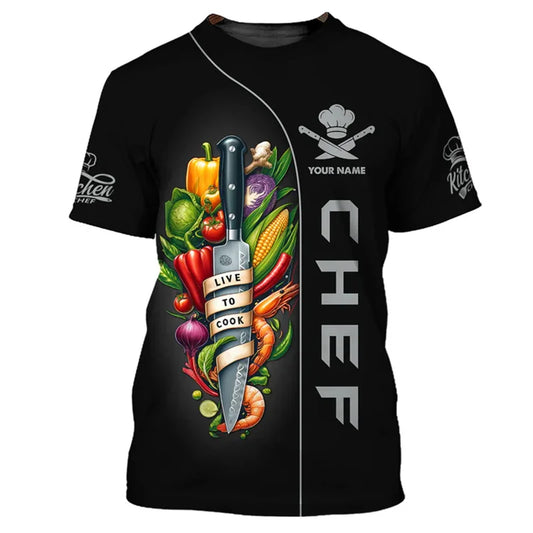 T-Shirt Cuoco Personalizzata