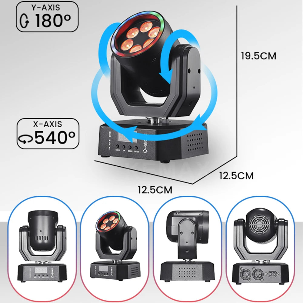 Luce da discoteca 30W con telecomando,