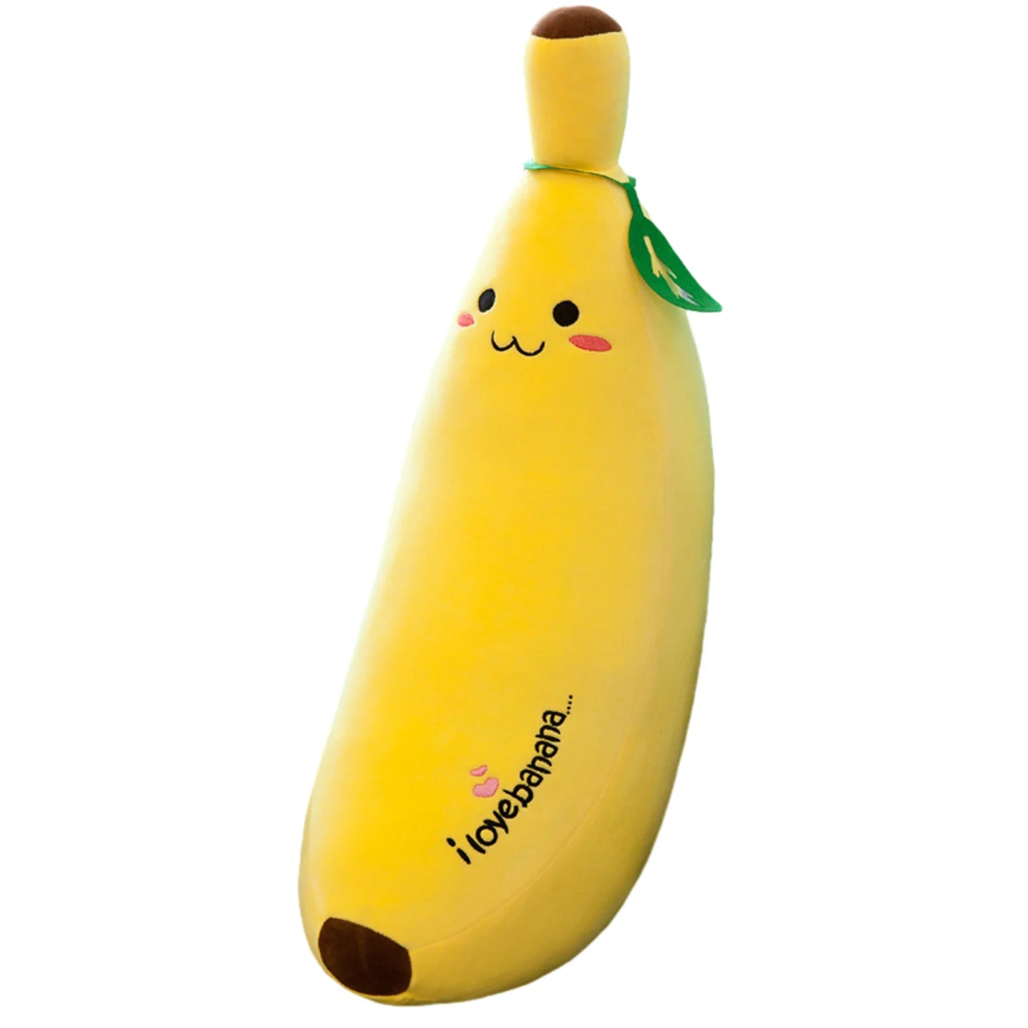 Cuscino di peluche morbido alla frutta Grande cuscino realistico a banana con cuscino regalo di San Valentino in peluche di cotone elasticizzato di cristallo
