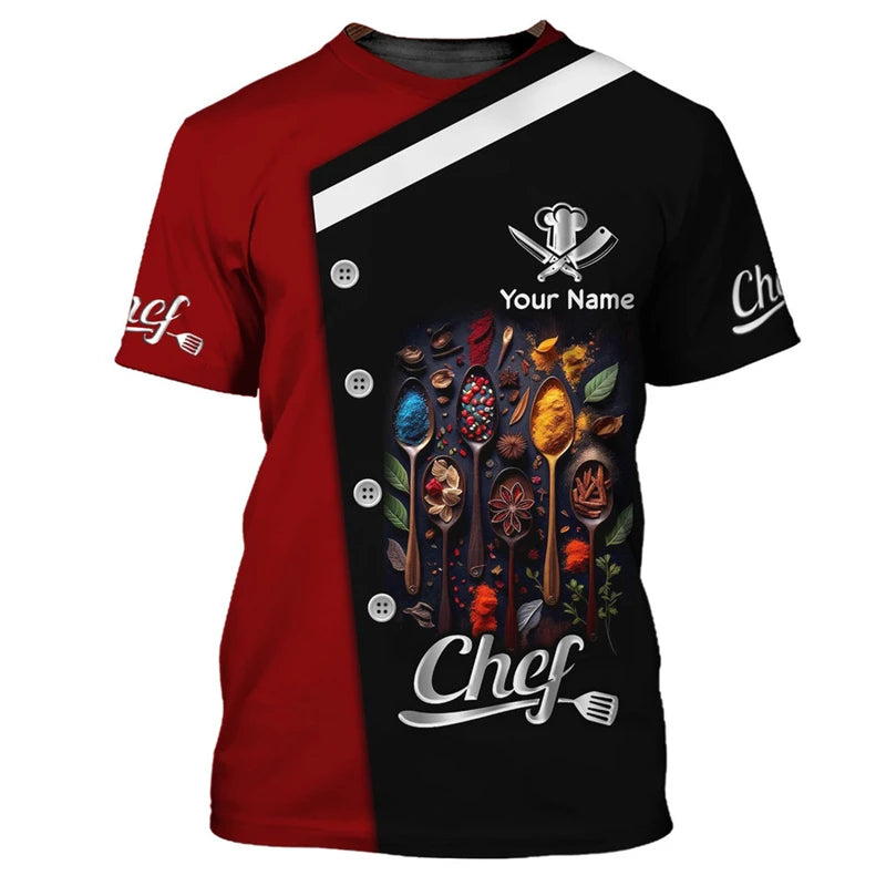 T-Shirt Chef Personalizzata