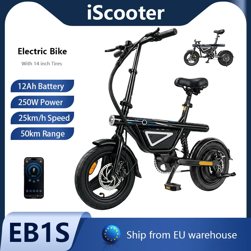 E-Bike Pieghevole 14" 250W