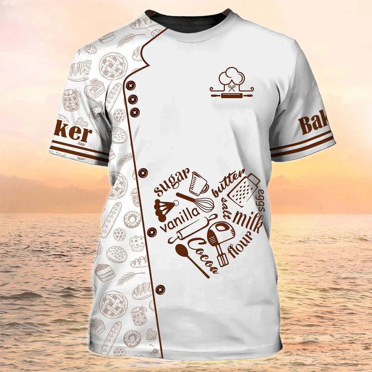 T-Shirt Pasticcere 3D
