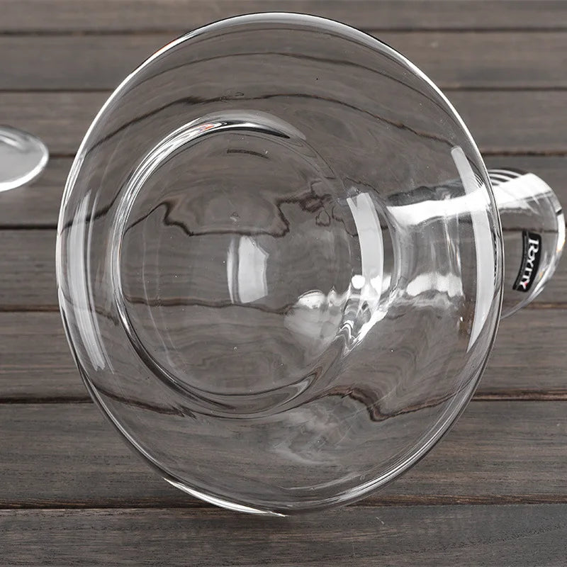 Decanter per vino rosso a Base piatta superiore da 1000ML versatore per vino in cristallo fatto a mano caraffa per acqua Premium apribottiglie per vino a parete addensato