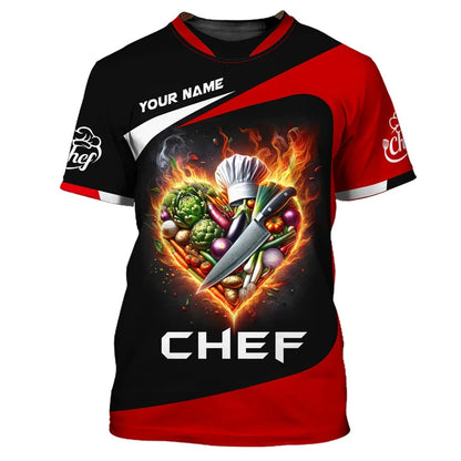 T-Shirt Chef Personalizzata