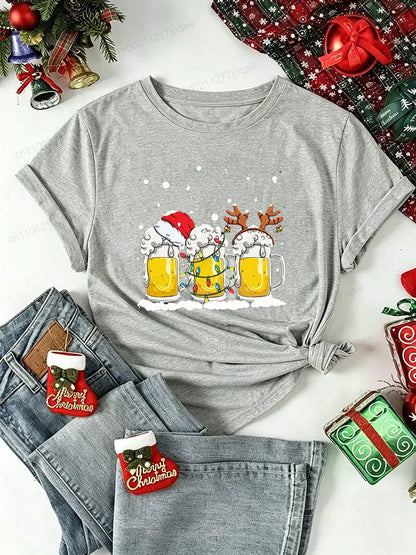T-Shirt Natale Birra