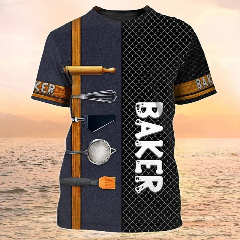 T-Shirt Pasticcere 3D