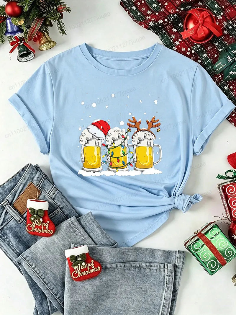 T-Shirt Natale Birra