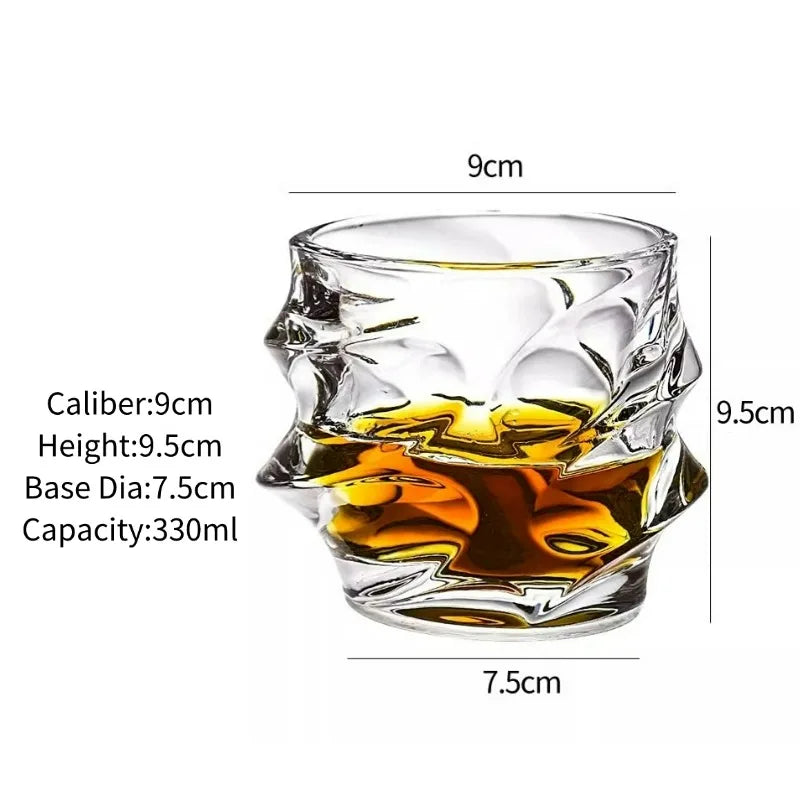 Bicchieri da whisky, Bicchieri da whisky incisi, Bicchieri da whisky vecchio stile, Bicchieri scotch classici, Regalo perfetto per gli amanti dello scotch