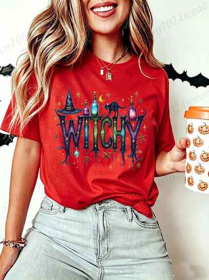 T-Shirt Halloween Strega