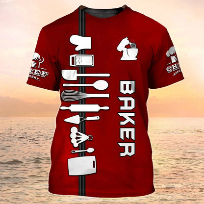 T-Shirt Pasticcere 3D