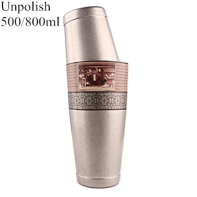 Strumenti da bar shaker per cocktail Boston Bar in acciaio inossidabile con incisione da 550 ml/850 ml
