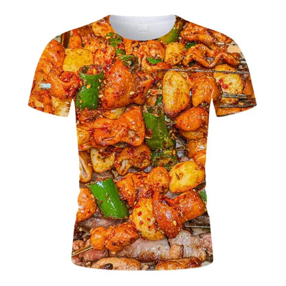 T-Shirt Kebab 3D