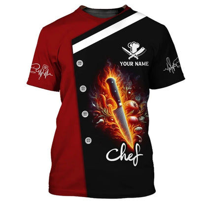 T-Shirt Coltelli Chef