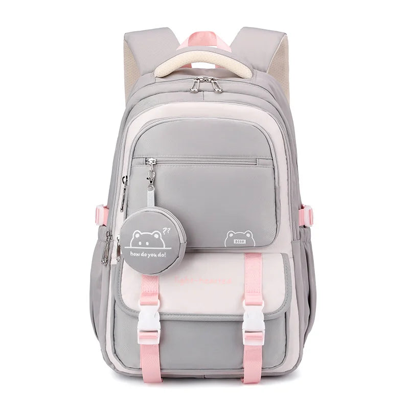 Zaino Scolastico alla Moda per Ragazze, Borsa per Laptop, Zaino da Viaggio Casual, Borsa per Libri, Zaino Impermeabile per Bambini