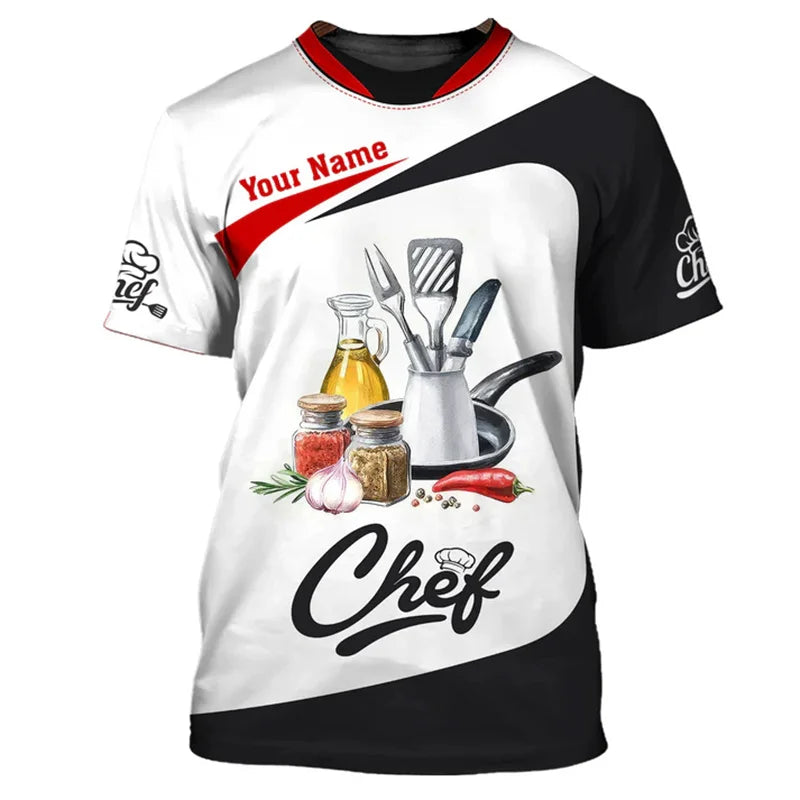 T-Shirt Cuoco Personalizzata