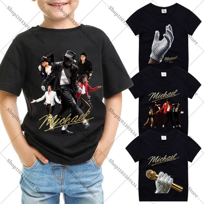 Maglietta Michael Jackson Anime Bambini
