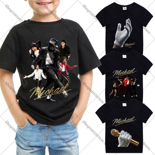 Maglietta Michael Jackson Anime Bambini