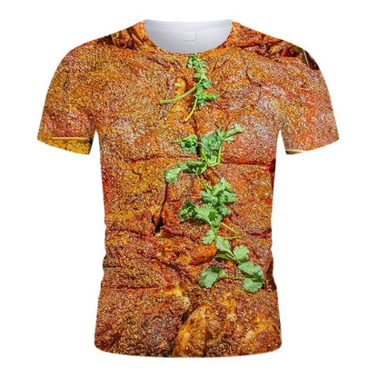 T-Shirt Kebab 3D