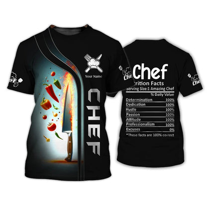 T-Shirt Motto Chef