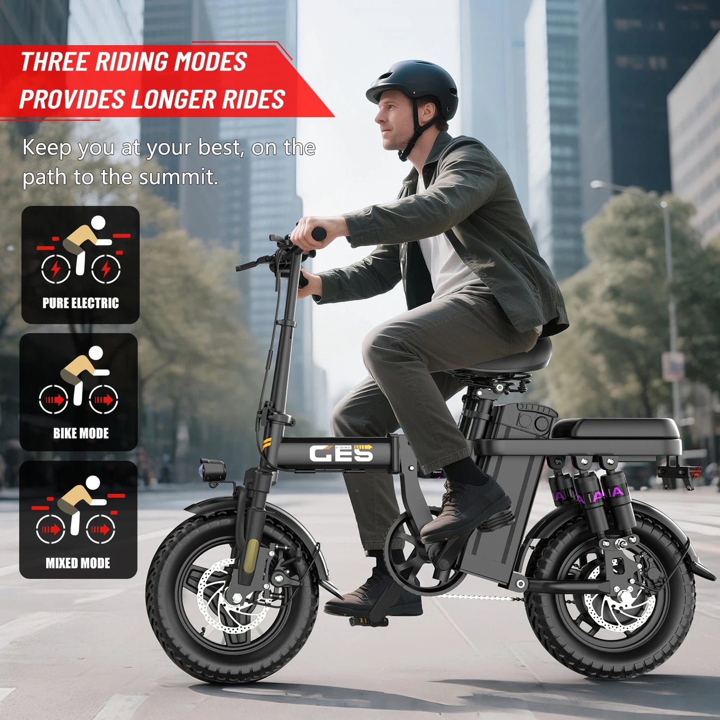 TOOELY GE5 E-Bike Pieghevole 250W