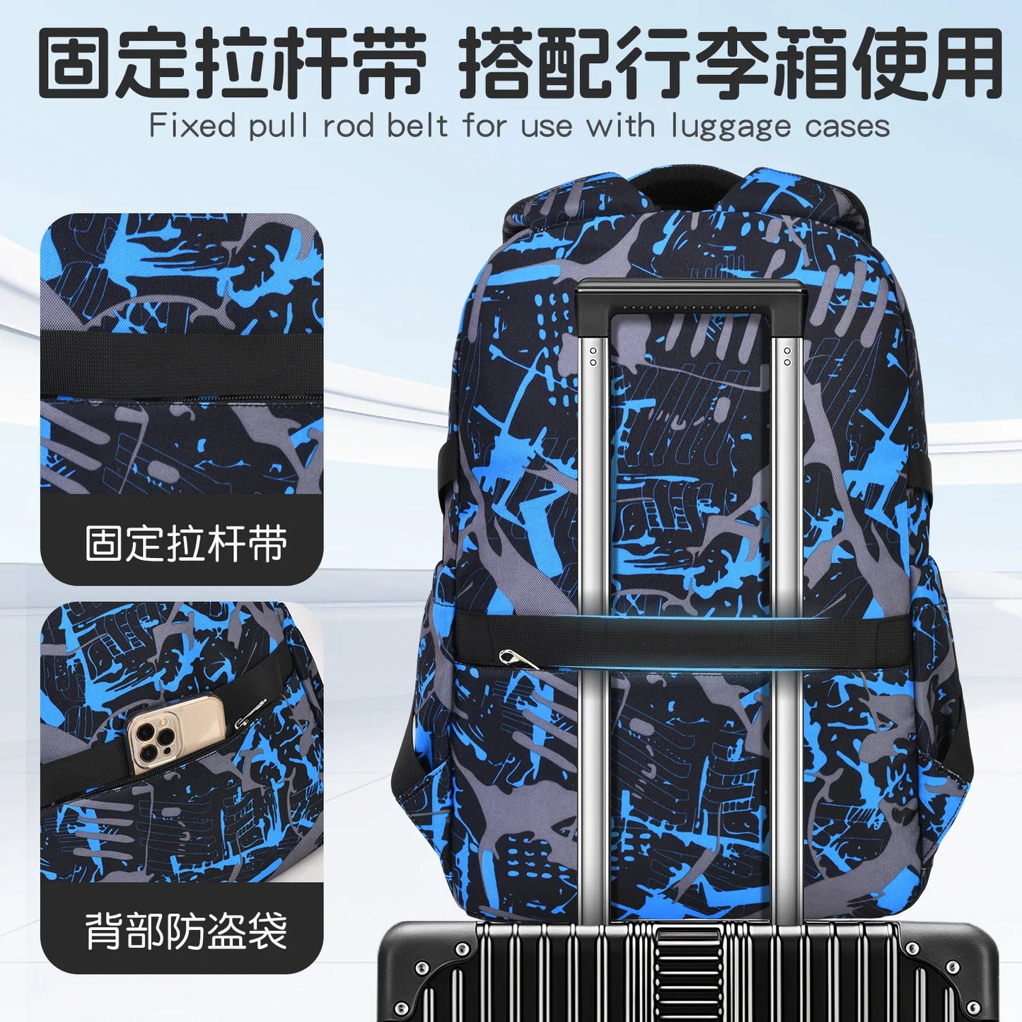 Set di 3 Zaini Scolastici per Bambini, Zaino per Ragazzi delle Elementari con Borsa per il Pranzo, Borsa per Libri, Mochila per Bambini