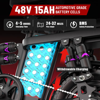 TOOELY GE5 E-Bike Pieghevole 250W