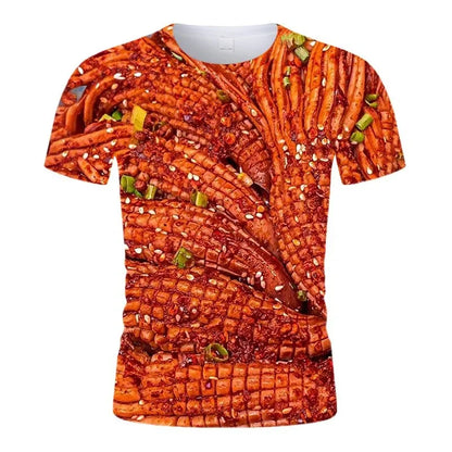 T-Shirt Kebab 3D