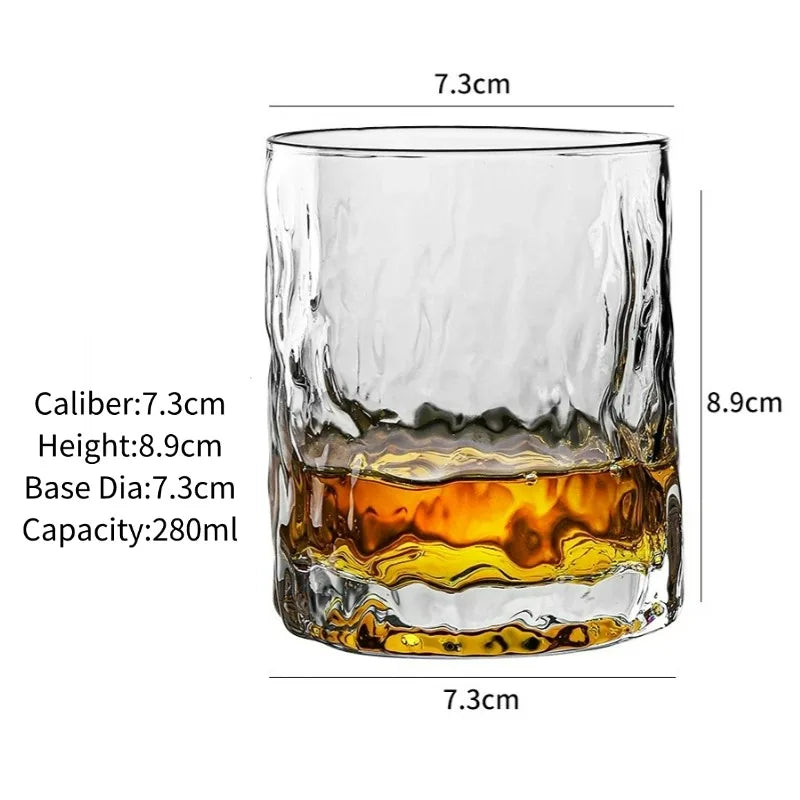 Bicchieri da whisky, Bicchieri da whisky incisi, Bicchieri da whisky vecchio stile, Bicchieri scotch classici, Regalo perfetto per gli amanti dello scotch