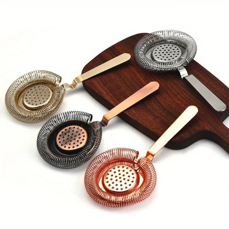 Filtro da cocktail per colino da cocktail in acciaio inossidabile 1PC per strumenti da bar per accessori da bar per bicchieri