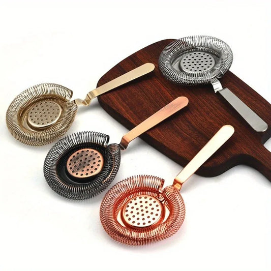 Filtro da cocktail per colino da cocktail in acciaio inossidabile 1PC per strumenti da bar per accessori da bar per bicchieri