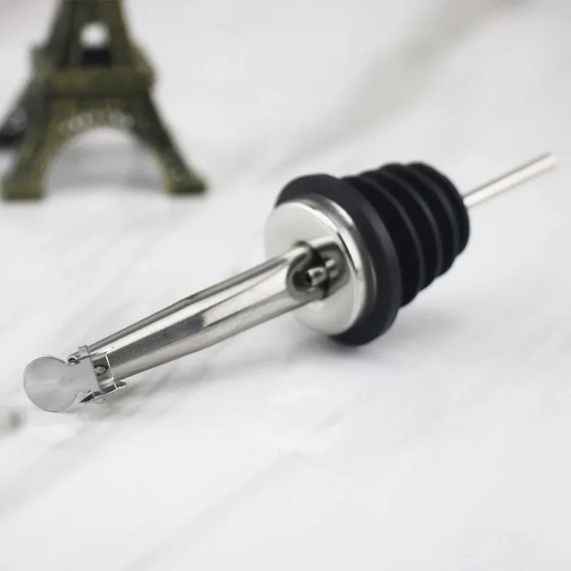 Acciaio inossidabile Vino Olio d'oliva Versatore Dispenser Beccuccio Bottiglia di vetro Versatore Tappo Beccuccio Tappo Bocca Dispenser Barista
